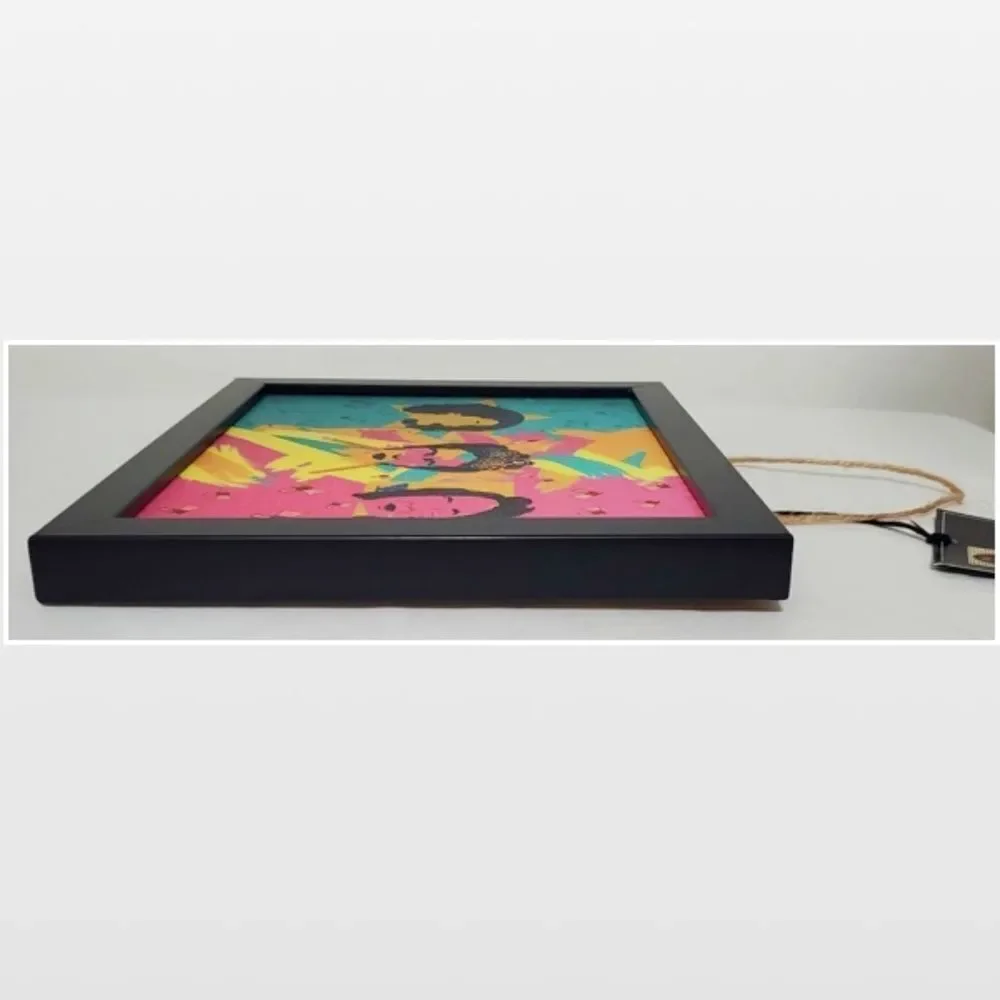 New Wall Art Picture Hispanic Females Bold Multi Colored Framed Women NWT